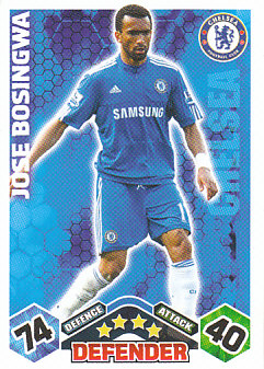 Jose Bosingwa Chelsea 2009/10 Topps Match Attax #115